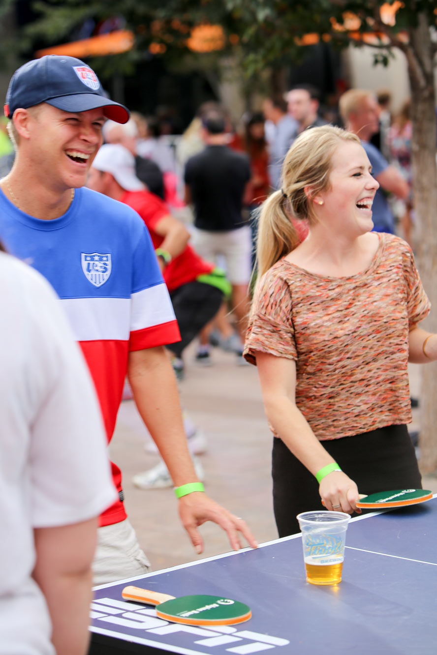 Ping Pong on the Plaza